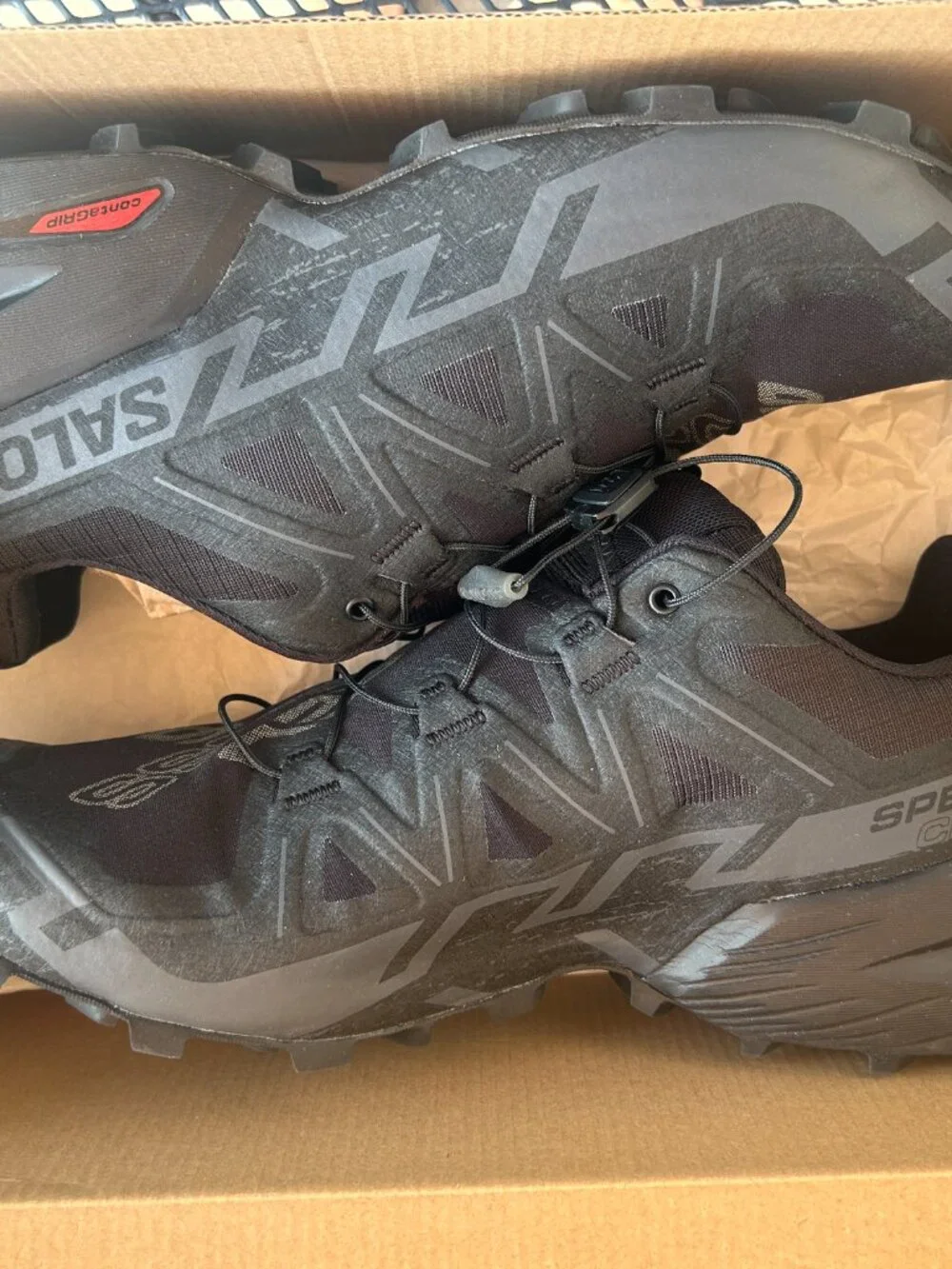 ✨ Salomon Black Athletic Shoe — Size 9 ✨  NEW WITH TAGS